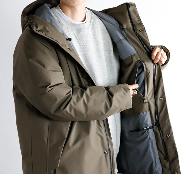 +phenix プラスフェニックス HOODIE DOWN COAT Gore-Tex フーディー ダウンコート ゴアテックス POO-22059