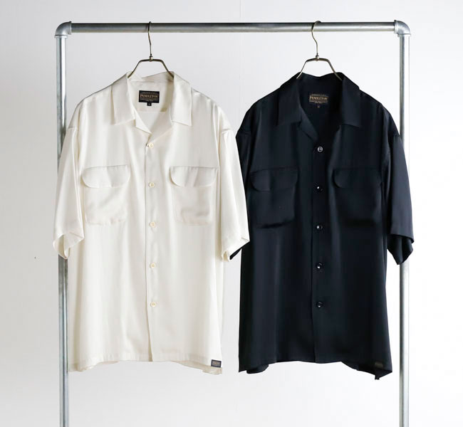 PENDLETON ペンドルトン 62754019 オープンカラー  S/Sシャツ 半袖 Open Collar Shirts　無地