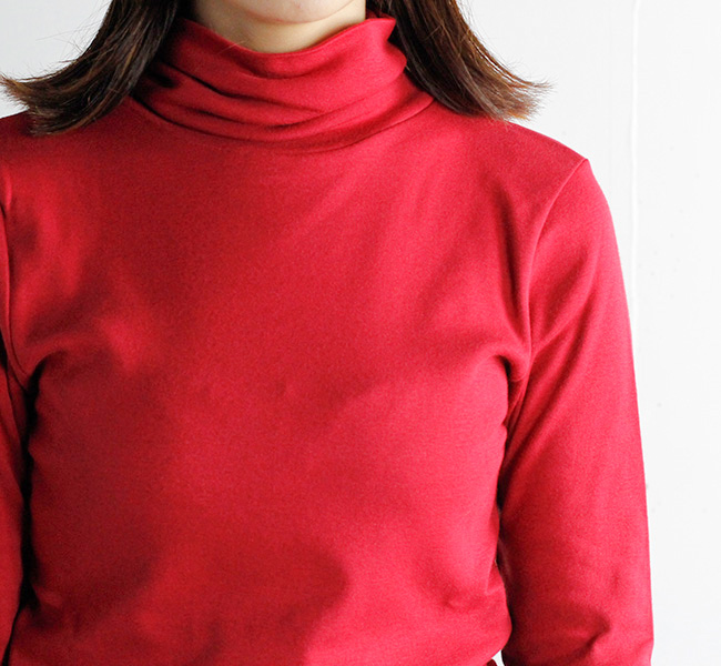 JURGEN LEHL 赤のタートルネック長袖ニット 新品未使用♡ ブルネロクチネリ カシミヤ タートルネックニット M レディース