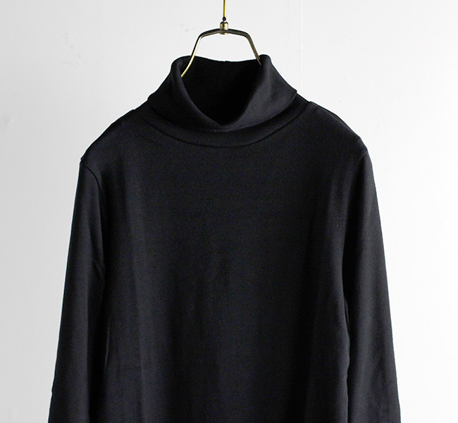 Fabrique en FRANCE NMF1051 タートルネック 長袖カットソー 1x1
