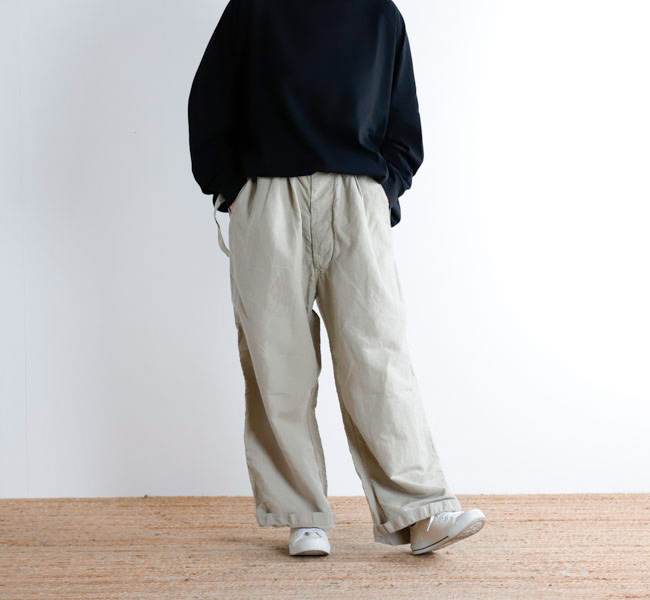 ARMEN アーメン コットンウールサスペンダーアジャスタータック