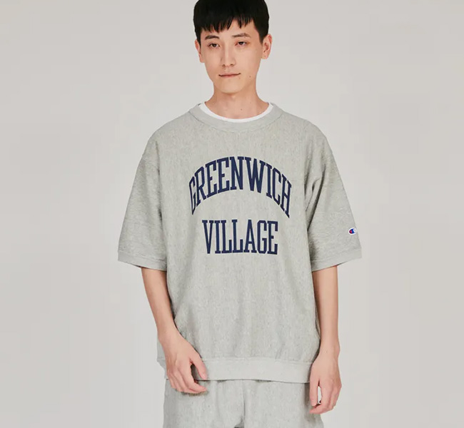 SALE40%OFFChampion チャンピオン リバースウィーブ(R) ショートスリーブクルーネックスウェットシャツ 半袖 C3-B002