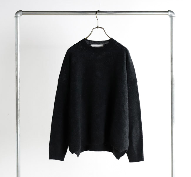 evam eva エヴァムエヴァ E253K198 ウール フォックス プルオーバー