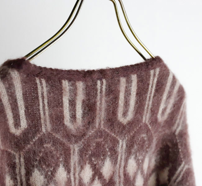 NEEDLES ニードルズ Mohair Cardigan - Geometric モヘア