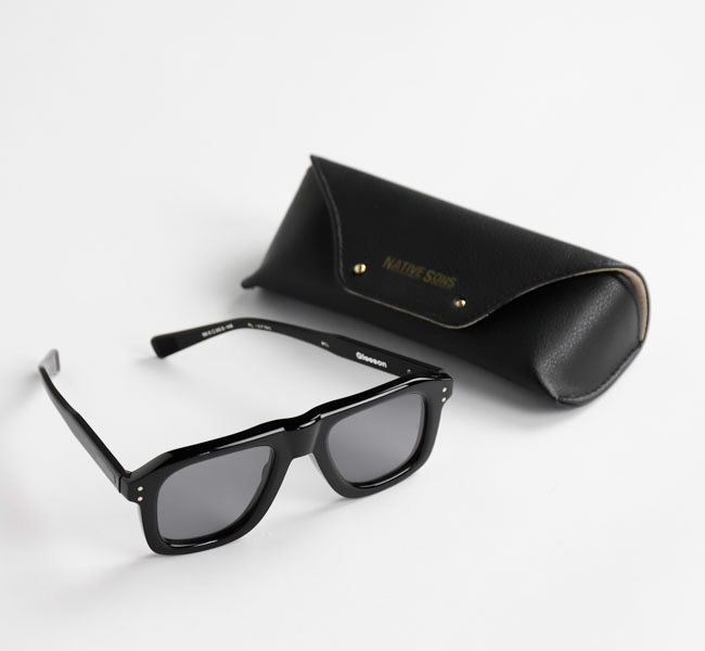 NATIVE SONS GLEESON BLACK CRYSTAL サングラス