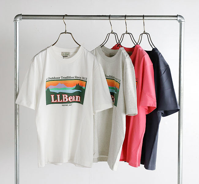 L.L.BEAN JAPAN EDITION エルエルビーン ジャパンエディション Morrill Short-Sleeve Katahdin Logo Tee モリル・ショートスリーブ・カタディン・ロゴ・ティ 4275-6064/4275-6164