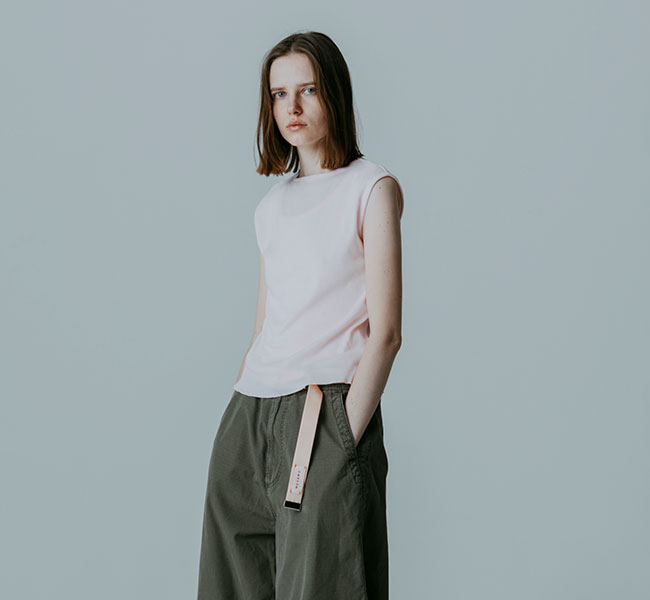 MEYAME メヤメ MEY-2400 ソフトリブ ノースリーブ SOFT RIB SLEEVELESS