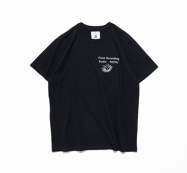 TACOMA FUJI RECORDS タコマフジレコード FIELD RECORDING RADIO Tee designed by Noriteru Minezaki Tシャツ ブラック