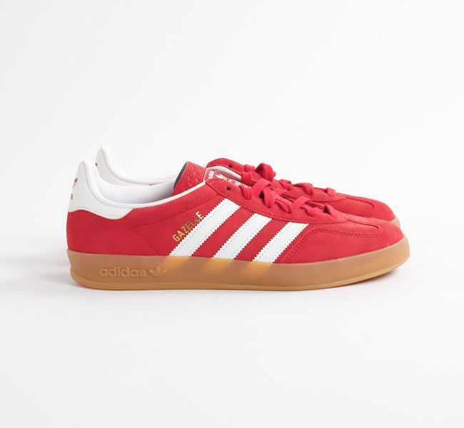 adidas Originals アディダス オリジナルス Gazelle Indoor ガゼル インドア  JI2063 Better Scarlet・Cloud White・Gum