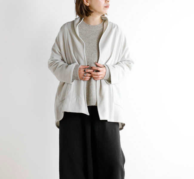 evam eva エヴァムエヴァ E253T186 ショートローブ short robe