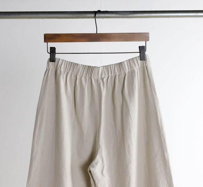 evam eva アイボリー ワイドパンツ evam eva エヴァムエヴァ ワイドパンツ wide pants E002T082