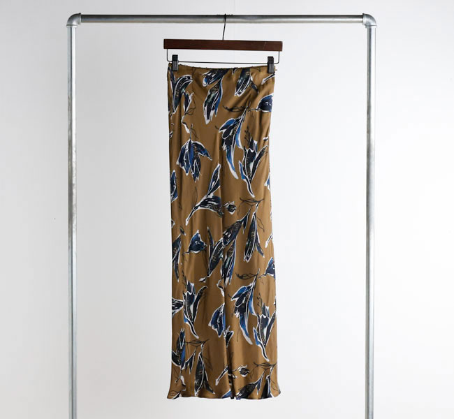 SACRA サクラ 125519123 AUTUMN FLORA SKIRT ナローラインスカート