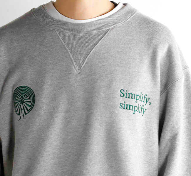 SOUTH2 WEST8 サウスツーウエストエイト Emb. Crew Neck Sweat