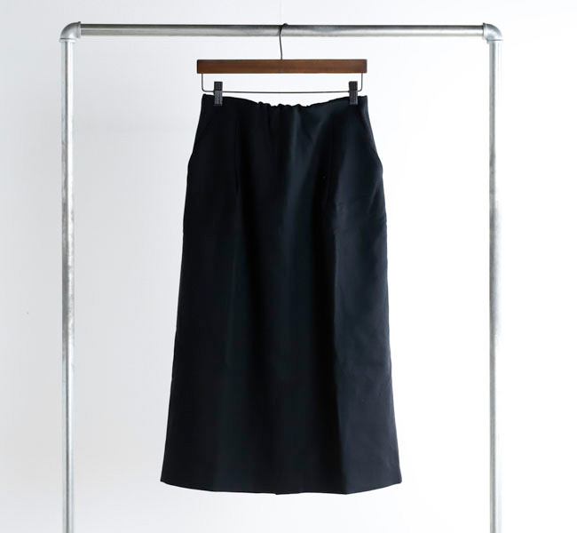 evam eva エヴァムエヴァ E253T158 ウール スカート wool skirt