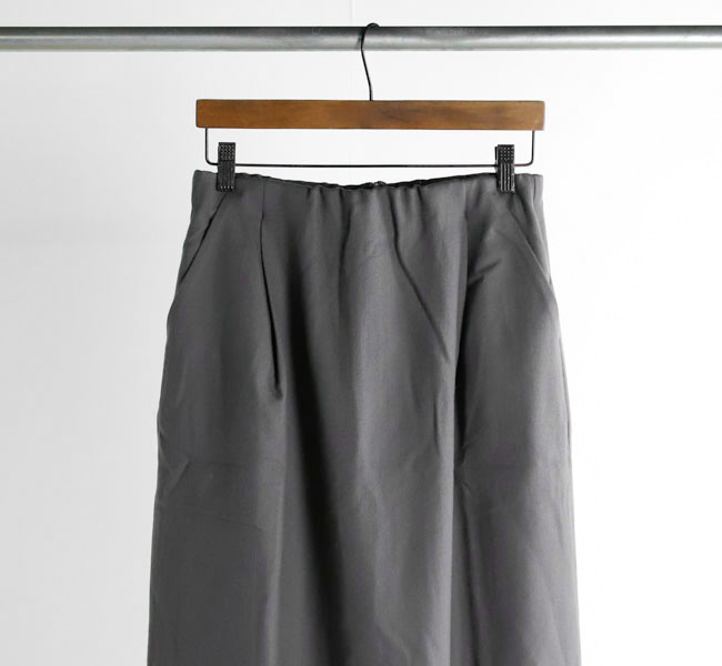 evam eva エヴァムエヴァ E253T158 ウール スカート wool skirt