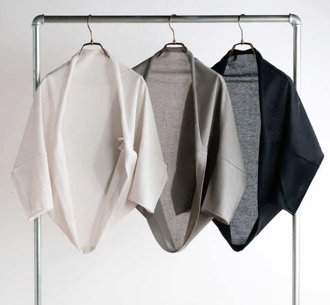 evam eva エヴァムエヴァ E261K194 コットンボレロ cotton bolero