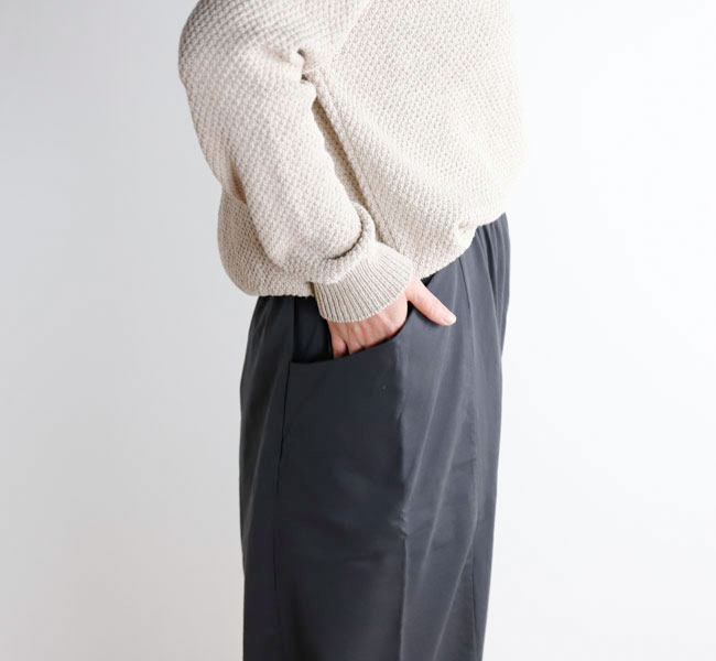 evam eva エヴァムエヴァ コットンサルエルパンツ cotton