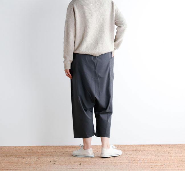 evam eva コットンツイルイージーサルエルパンツ　グレー evam eva コットンツイルイージーサルエルパンツ グレー - メルカリ