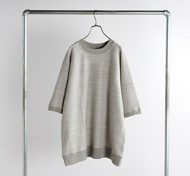 SALE30%OFF // UNDYED STANDARD アンダイドスタンダード URAKE S/S SWEAT 裏毛ショートスリーブスウェットプルオーバー USN24SST057 UNDYED STANDARD アンダイドスタンダード URAKE S/S SWEAT 裏毛