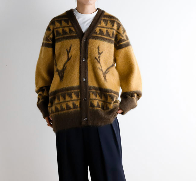 SOUTH2 WEST8 サウスツーウエストエイト Mohair V Neck Cardigan