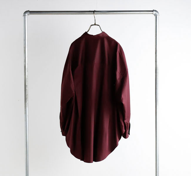SACRA サクラ 125517071 SUPERIOR COTTON POPLIN SHIRT コットン