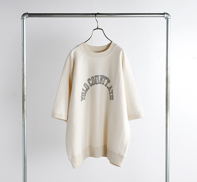UNDYED STANDARD アンダイドスタンダード URAKE S/S SWEAT (Pt