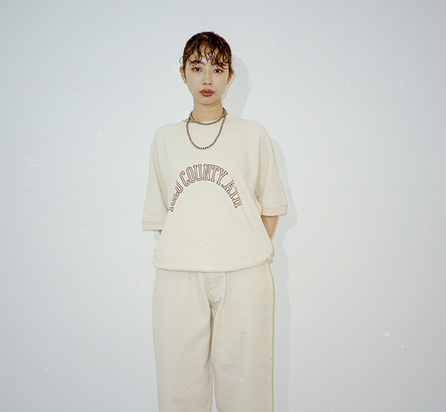 SALE30%OFF // UNDYED STANDARD アンダイドスタンダード URAKE S/S SWEAT 裏毛ショートスリーブスウェットプルオーバー USN24SST057 UNDYED STANDARD アンダイドスタンダード URAKE S/S EMB SWEAT