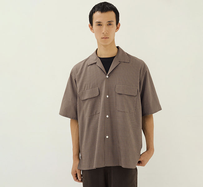 KAPTAIN SUNSHINE キャプテンサンシャイン KS26SSH02 サマーウール オープンカラーシャツ 半袖 Summer Wool Open Collar SS Shirt