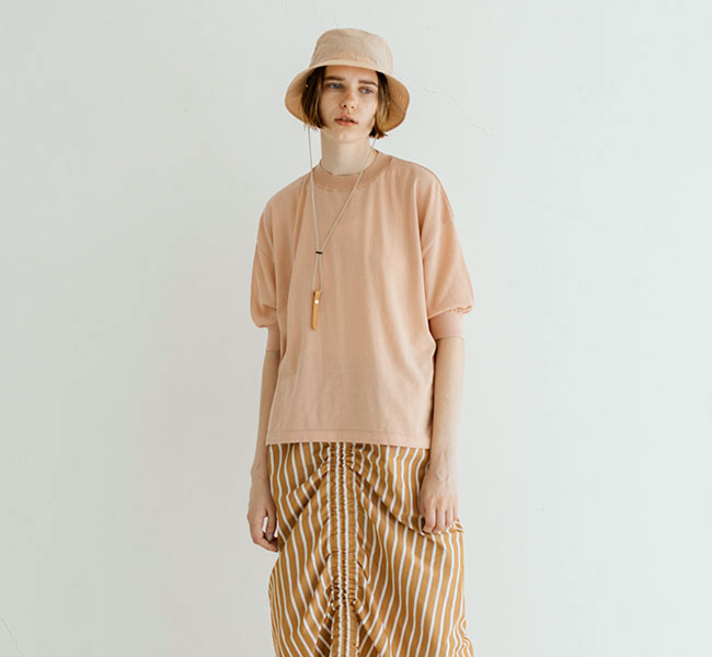 MEYAME メヤメ MEY-1268 COTTON KNIT TEE コットンニット Tシャツ
