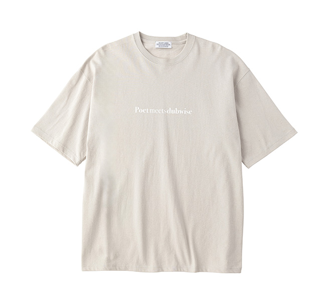 SALE40%OFFPOET MEETS DUBWISE PMD LOGO Low Oversized T-shirt Tシャツ PMDBT-0557