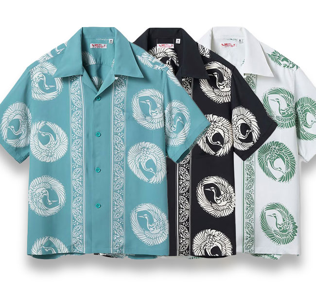 SUN SURF サンサーフ Lot No. SS39629 / RAYON HAWAIIAN SHIRT “ORIENTAL BORDER”  ハワイアンシャツ アロハシャツ 半袖