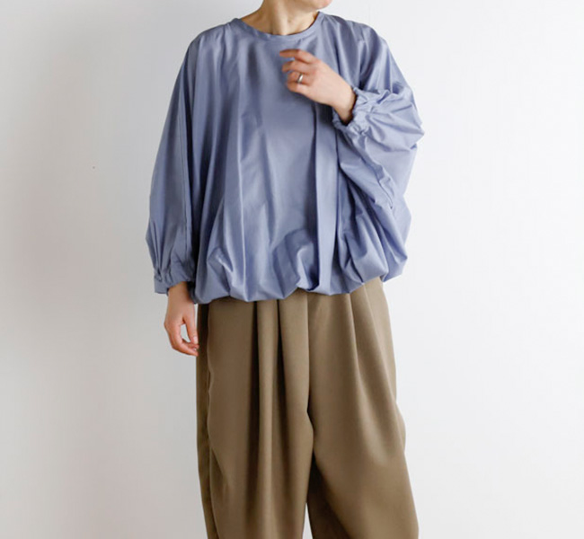 SALE30%OFF mizuiro ind ミズイロインド ドルマンボリュームプルオーバー　1-230109