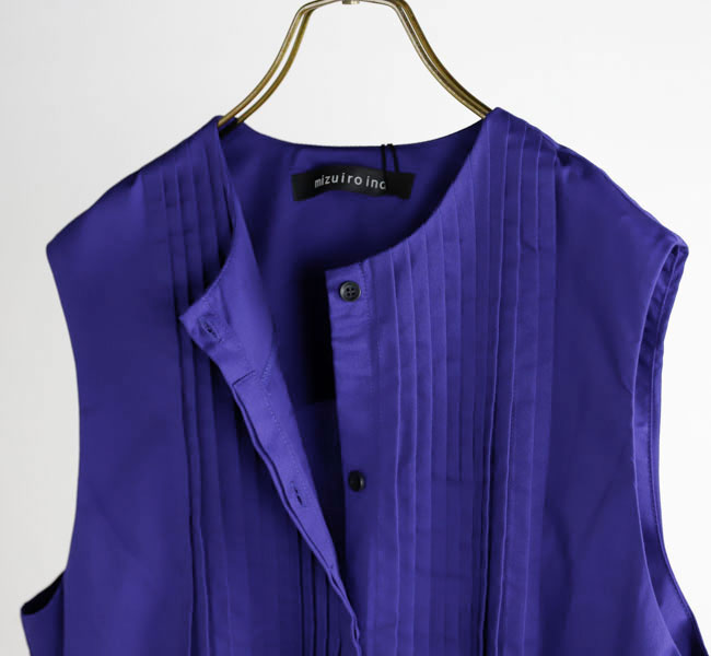 bi color onepiece（navy）　ミヌエール BICOLOR KNIT ONEPIECE/バイカラーニットワンピース（ワンピース