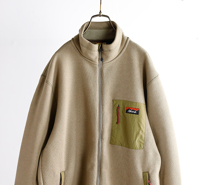 NANGA ナンガ POLARTEC FLEECE ZIP BLOUSON ポーラテックフリース