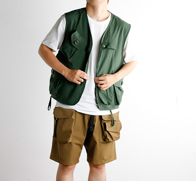 SOUTH2 WEST8 サウスツーウエストエイト TENKARA VEST - NYLON OXFORD テンカラベスト MR694