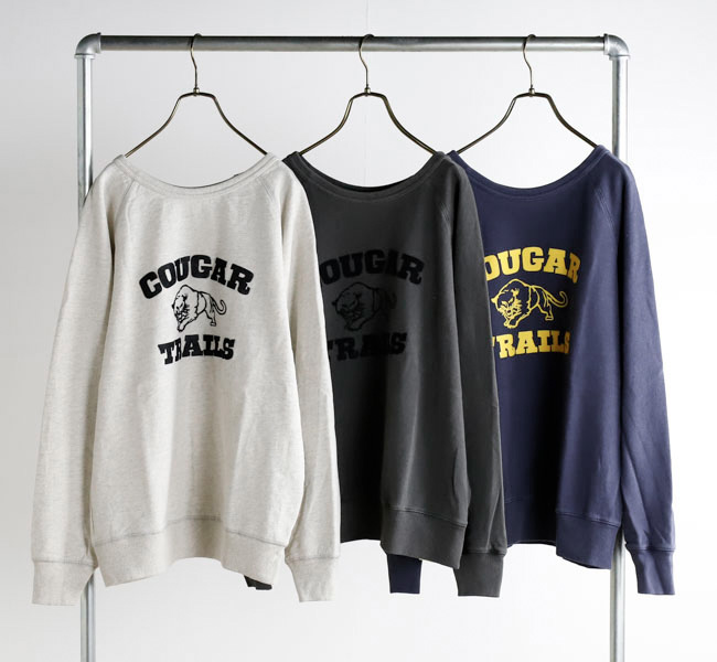 SALE 40%OFF Mixta ミクスタ R282 COUGAR TRAILS クルーネックスウェット CREW NECK SWEAT RAGRAN