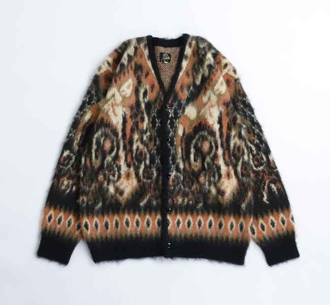 needles モヘアカーディガン L NEEDLES ニードルズ Mohair Cardigan - Paisley モヘア