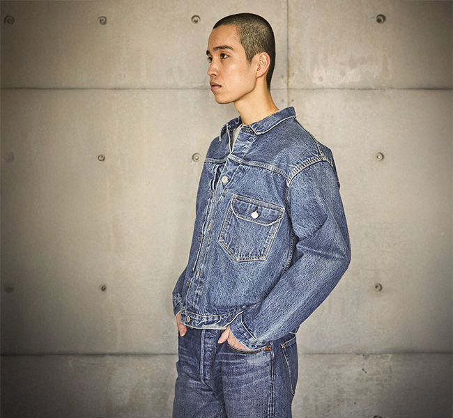 orSlow オアスロウ／TYPE1_ 2YEAR WASH デニムジャケット orslow オアスロウ TYPE1 PLEATED FRONT BLOUSE 2YEAR WASH