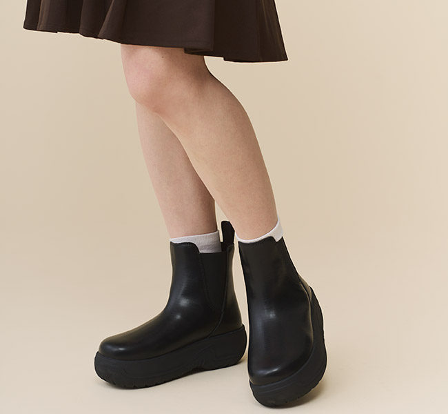 SHAKA シャカ SK-335 厚底サイドゴアブーツ CHELSEA BOOTIE EVOL CHUNKY