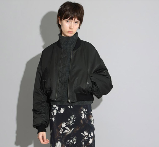 SACRA サクラ 126603031 プレミアムハイカウントツイルフライトジャケット PREMIUM H.COUNT TWILL FLIGHT JACKET