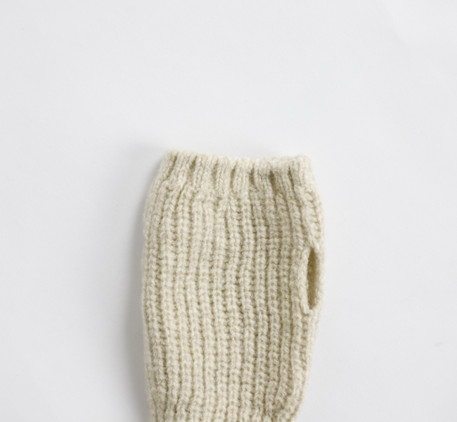 unfil アンフィル superfine lambs & chenille ribbed-knit