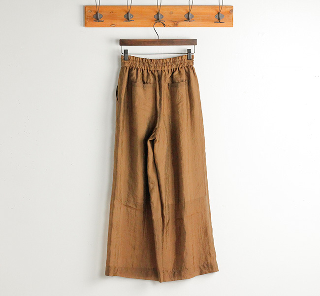 SACRA サクラ SILK NYLON ORGANDY PANTS シルクナイロン