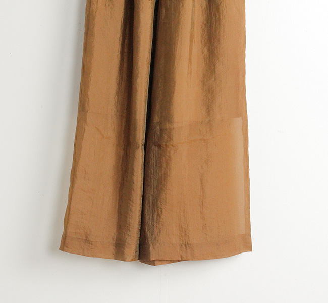 SACRA サクラ SILK NYLON ORGANDY PANTS シルクナイロン