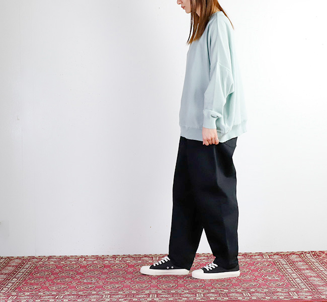 Sanca サンカ PT11 Wブラックデニム バルーンフィットデニム 15.5OZ W