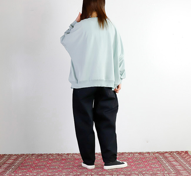 Sanca サンカ PT11 Wブラックデニム バルーンフィットデニム 15.5OZ W