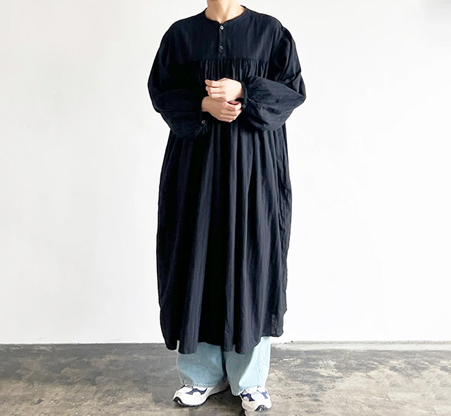 SALE40%OFFHARVESTY ハーベスティ DOBBY LACE BOHEMIAN ROBE　ドビーレース ボヘミアンローブ A42504