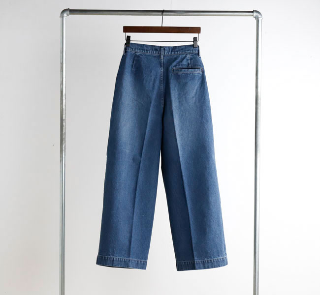 idntt OMA 38枚セット mizuiro ind ミズイロインド 1-260087DM wide denim slacks ワイド