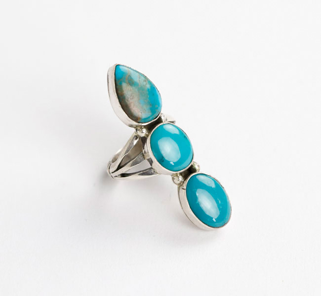indian jewelry インディアンジュエリー ナバホ Patrick Yazzie パトリックヤジー ターコイズ シルバー925 リング