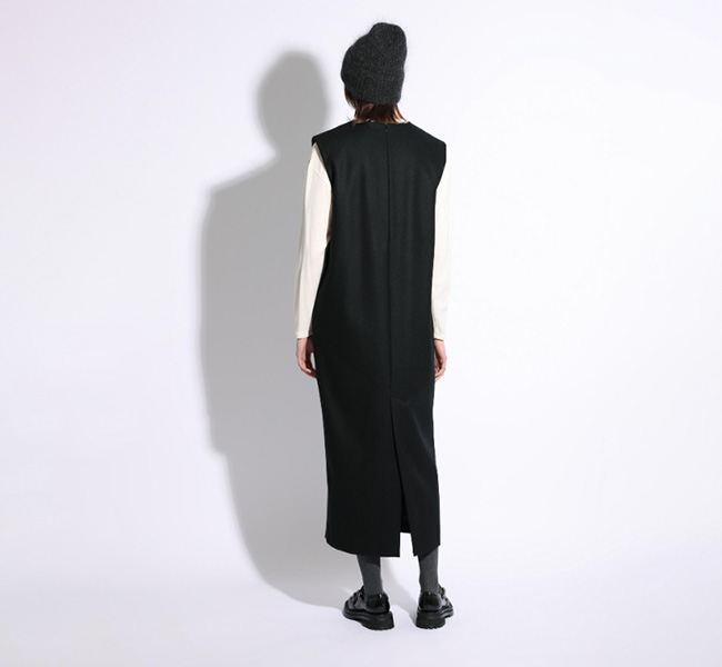 SACRA サクラ 125607041 ハイカウント メルトンワンピース HIGH COUNT