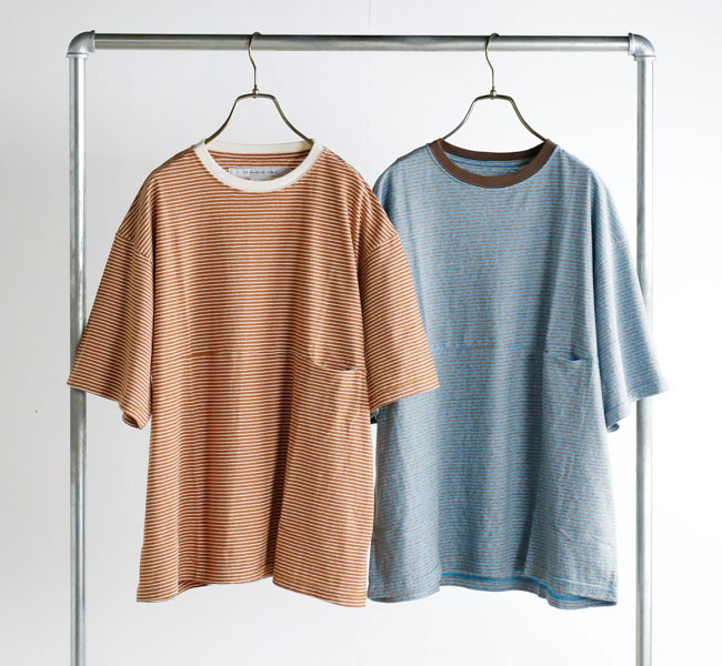 EEL Products イール プロダクツ E-26501 ユルリ TEE 1/2ボーダー YURURI TEE 1/2 border